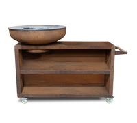 Brasero plancha Bonbiza Island Corten