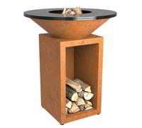 Brasero Plancha Ofyr Classic+ Storage Corten 85