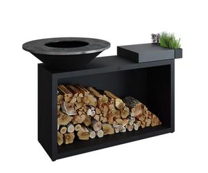 Brasero plancha OFYR Island Black 85 Céramique