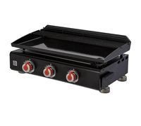 Plancha Brasero Plancha à gaz Silvia II G 3 Feux - - Plaque Fonte émaillée fabriquée en France - 67 x 34 cm - 7,5 kW