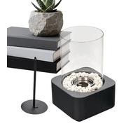 Brasero portable d'extérieur - Mini chauffage à gaz avec fonctionnement sûr - Chauffage de jardin avec construction robuste - 29 x 16 cm - Source de chaleur pour terrasse