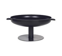 - Brasero rond en acier peint sur pied design 80 cm