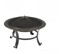 Brasero Sur Pieds Avec Tisonnier Et Couvercle Diam 76cm X H53cm