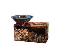 Brasero Traditionnel Corten 83 Double Cuve