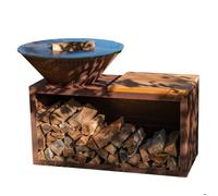 Brasero Traditionnel Corten 83 Double Cuve