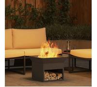 vidaXL Braise Noir 50 x 50 x 40 cm Acier