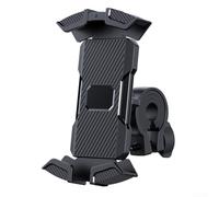 Brasier pour téléphone Guidon pour moto One-Handed Rapide Brasier | Déverrouillage rapide, utilisation à une main, sécurité maximale, compatible miroirs, mat(Handlebars)