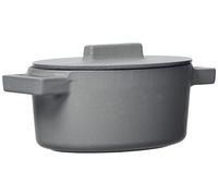 Brasière ovale avec Couvercle - gris