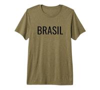 Brasil Brazil Brazilian T-Shirt Haut de Gamme
