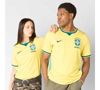 Nike Brésil Homme L - Brazil National Team Football Jersey - WM 2026 World Cup Fan Jersey NK Dri-FIT Stadium Home Maillot, Canary/Light Menta/Geode Teal
