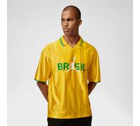Jordan BRAZIL POLO TOP P6 men Polos yellow taille: L
