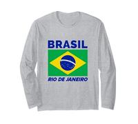 Brasil Rio De Janeiro Drapeau Brésil Brésil Manche Longue