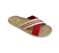 BRASILERAS Sandales Femme Antidérapantes Confortables Chaussures de Plage/Piscine/urbaines Rouge 34/35 EU