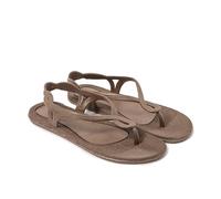BRASILERAS Tongs Antalya pour Femme, Brun, 36 EU