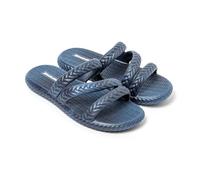 BRASILERAS Tongs Femme Antidérapantes Confortables Chaussures de Plage/Piscine/urbaines Bleu foncé 37 EU