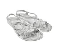 BRASILERAS Tongs Femme Enfant Antidérapantes Confortables Chaussures de Plage/Piscine/urbaines Blanc 38 EU