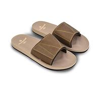 BRASILERAS Tongs Homme Antidérapantes Confortables Chaussures de Plage/Piscine/urbaines Brun 42 EU