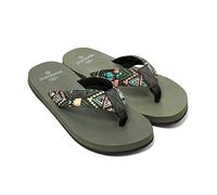 BRASILERAS Tongs Homme Antidérapantes Confortables Chaussures de Plage/Piscine/urbaines Vert 44 EU