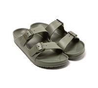 BRASILERAS Tongs Homme Femme Antidérapantes Confortables Chaussures de Plage/Piscine/urbaines Vert Militaire 42 EU