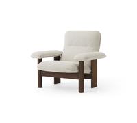 Brasilia Fauteuil Chêne Foncé/Mousse