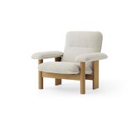 Brasilia Fauteuil Chêne/Mousse