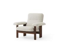 Audo Copenhagen Fauteuil Brasilia Walnut-Moss 011 grey