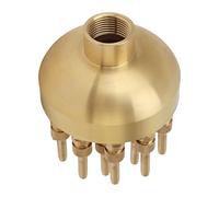 Brass 3 - Buse de fontaine réglable à trois niveaux, arroseur à jet pour fontaine d’eau, buse pour étang de jardin et piscine à trois niveaux avec effet de flux stable pour la (G1,5 pouces)