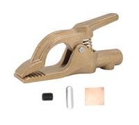 Brass A Shaped Welding Ground Clamp 300 Amp, Long Lasting Conductivity, Large Opening 48mm - Haute Capacité 300A, Résistant à l’Oxydation, Idéal pour Multiples Applications de