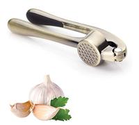 Brass Ail Press - Outil De Concassage De Cuisine À Main Pour Clous De Girofle Et Gingembre. Conception Colorée Moderne De Haute Qualité Professionnelle, Poignée Commerciale Forte. Par Sabatier