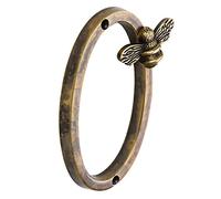 Brass bee Numéro de maison patrimoniale avec motif abeille | Plaques de numéros de panneaux de porte modernes de 5 pouces | Numéros d'adresse du domicile (0)