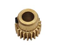 Brass Bevel Gear, 1pcs Spur With Step Cylindrical 3mm 3.17mm Inner Hole 0.5 Module 16 Teeth Straight Pinion Shaft Hardware(3.17mm bore)