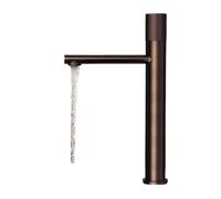Brass Black Bathroom Basin Faucet Diamond Single Handle Design High-end Hotel Cold And Hot Dual Control Basin High & Low Faucet(02Black-Rose Gold,G9/16)