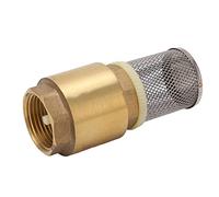 Brass Check Valve G1 Single Way | 99mm Length with Screen for Water & Oil | Leak - Tolerant Design for Kitchen/Bathroom/Industrial Use | Oxidation Enduring Non Return Valve