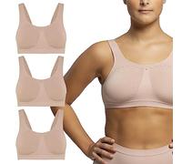 POMPEA Brass. Comfort Size Soutien-Gorge, Basic Skin, 3XL Grande Taille (Lot de 3) Femme