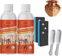 Brass Copper Cleaner Polish Spray, Copper Cleaner and Polish Spray, CopperCleaner for Pots & Pans, Natural Brass Cleaners for BrassCopper and Stainless Cleaning 100ml (2)