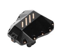 Brass Diff Cover for MK07 RC Crawler Heavy Duty Front Rear Axle Differential Cover Counterweight Enhances Stability and Style for Off Road Adventures Black Gold