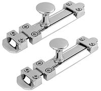 brass door knobs2 Pack Polished Chrome Sliding Door Lock Internal, Surface Mounted Sliding Door Locks, Sliding Door Bolt Lock, Perfect Slide Bolt Lock for Locking Bedrooms, Bathrooms, Cupboards. 100mm