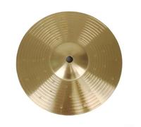 Brass Drum Cymbal 12 Inch pour splash Crash Percussion Brass(8inch) | 8-inch brass cymbal, loud clear resonance, shiny gold finish, ideal for pour splash effects, pour durable construction