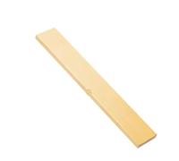 Brass Flat Bar Stock 1 pièce de 200 mm bande laiton, plaque carrée, rivet bricolage, matériau construction, feuille cuivre pur, épaisseur du matériau: 2 à 5(4x20x200mm)