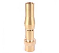 Brass Fountain Nozzle | Female Thread Bubbling Sprinkler for Garden Pond/Water Feature | Multihole Injector Creates Oxygen - Rich Water Patterns (1 inch 32mm internal teeth)