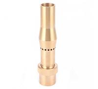 Brass Fountain Nozzle | Female Thread Bubbling Sprinkler for Garden Pond/Water Feature | Multihole Injector Creates Oxygen - Rich Water Patterns (6 minutes 25mm internal teeth)