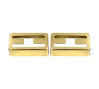 Brass Guitar Pickup Cover for Humbucker | H Hole Design for Easy Installation | Electric Guitar Replacement Part for Enhanced Sound | 2 Pcs Set, High Hardness (Or)