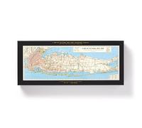 Brass Monkey 9780735373655 NYC Map 1,000 Piece Panoramic Puzzle