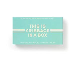 Brass Monkey Cribbage in A Box Cribbage Game Set