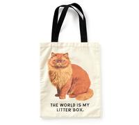 Brass Monkey Moody Cats Canvas Tote