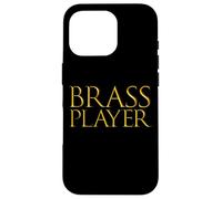 Brass Musician Wind Music Song Instrument Winded Brass Sound Coque pour iPhone 16 Pro