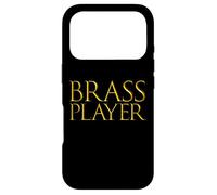Brass Musician Wind Music Song Instrument Winded Brass Sound Coque pour iPhone 17 Pro