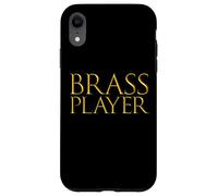 Brass Musician Wind Music Song Instrument Winded Brass Sound Coque pour iPhone XR