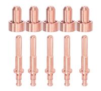 Brass Nozzle Electrode Kit for MC60 MC100 | 10Pcs High - Temp Tolerant Consumables 64006510/64006514 | Oxidation Tolerant Replacement Parts for Welding Equipment