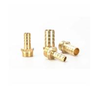 Brass Pipe Fitting 4mm 6mm 8mm 10mm 12mm 19mm Hose Barb Tail 1/8" 1/4" 1/2" 3/8" Male Connector Joint Copper Coupler Adapter NWPNLXEA(16mm,1/8")